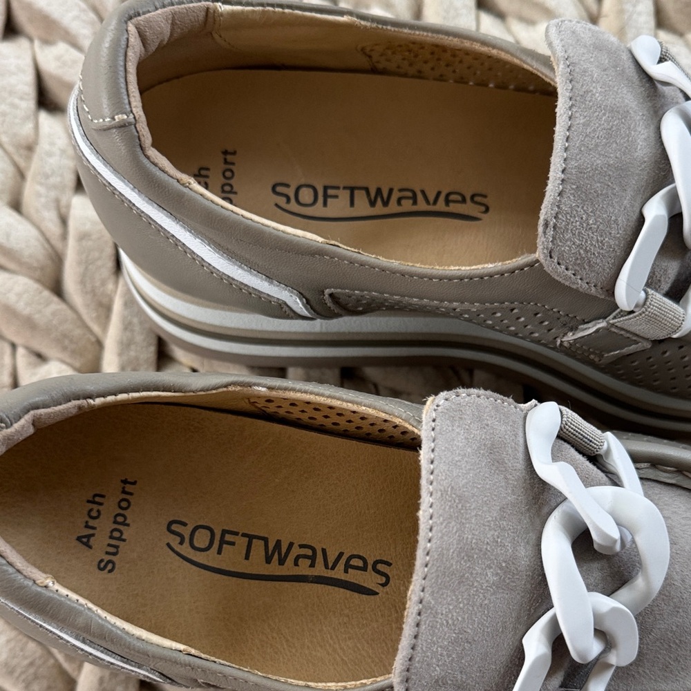Softwaves Gray Platform Sneakers - image 4